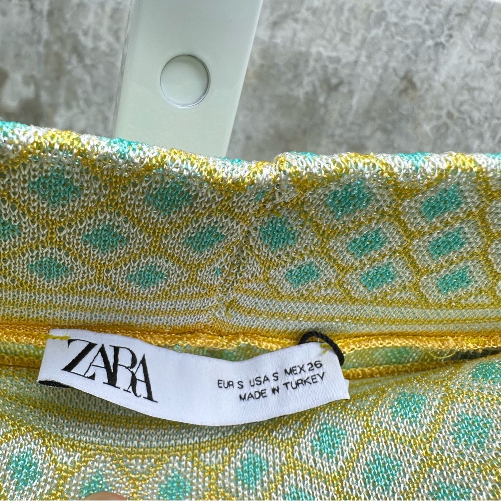 Zara Diamond Pattern Culottes - image 8